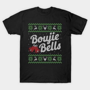 Ugly Christmas Sweater Boujie Bells T-Shirt